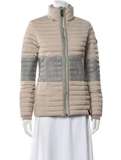 Pre-owned Rudsak Down Jacket In Neutral