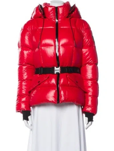 Pre-owned Rudsak Down Jacket In Red