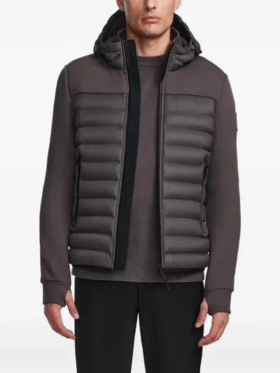 Rudsak Durin M Quilted Hooded Jacket In Gray