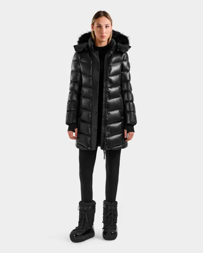 Rudsak Elisa S Women's Puffer Coat In Black