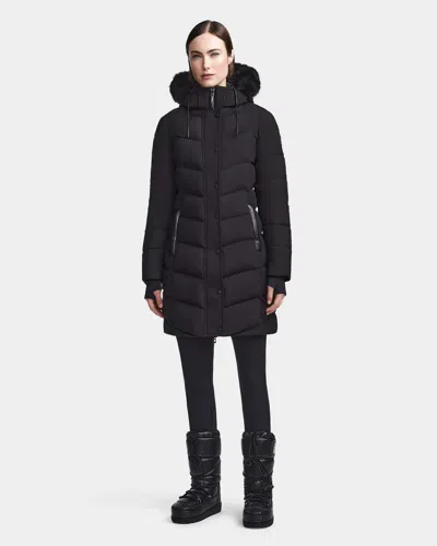 Rudsak Elisa Women's Quilted Down Puffer In Black