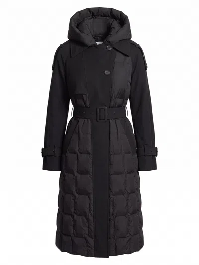 Rudsak Elvie Belted Trench Coat In Black