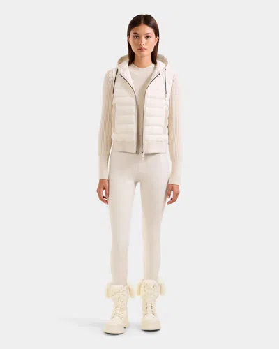 Rudsak Emily Women's Hybrid Down & Knit Jacket In White