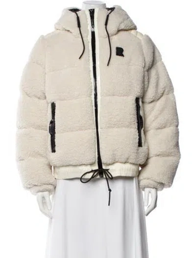 Pre-owned Rudsak Faux Fur Jacket In Neutral