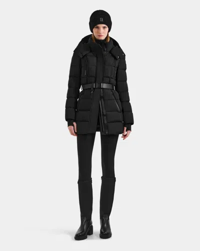 Rudsak Frida Women's Matte Mid-length Down Puffer In Black