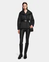 Rudsak Ines T Women's Quilted Lightweight Down Coat In Black