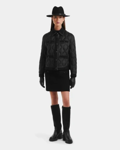 Rudsak Jolie Quilted Light Jacket In Black
