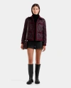 Rudsak Jolie Quilted Light Jacket In Burgundy