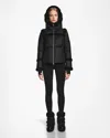 Rudsak Juliana Women's Down Puffer With Faux Shearling Trim