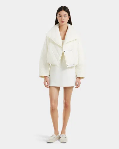 Rudsak Kalee Women's Quilted Short Coat In White