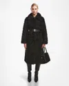 Rudsak Kamilah Women's Textured Wool Teddy Trench