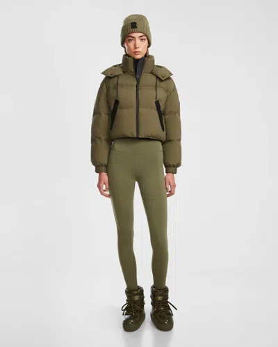 Rudsak Karlee Women's Crop Down Puffer In Multi