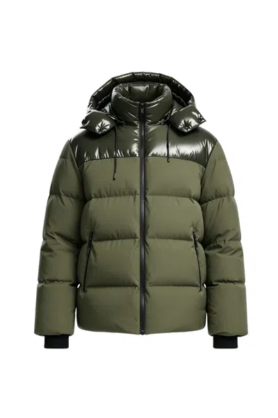 Rudsak Larry Puffer Jackets Khaki 7125502 In Green