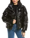 Rudsak Laurence Sequin Down Coat In Black