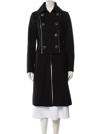 Pre-owned Rudsak Leather Coat In Black
