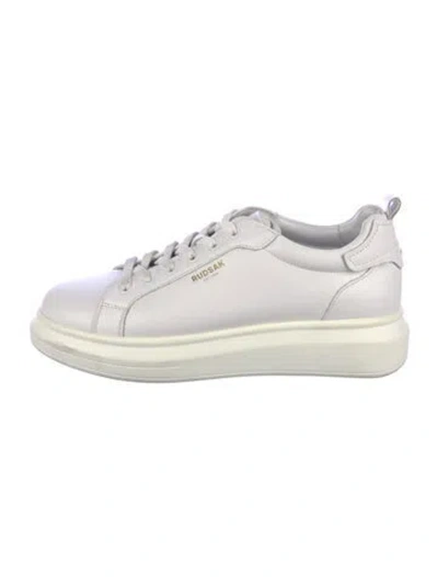 Pre-owned Rudsak Leather Sneakers In White
