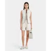 Rudsak Light Down Quilted Vest In Vanilla