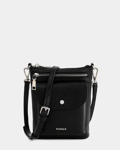 Rudsak Lila Leather Crossbody Bag In Black