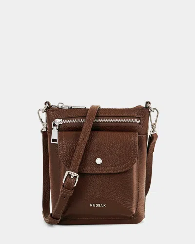 Rudsak Lila Leather Crossbody Bag In Brown