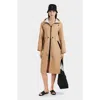 Rudsak Long Hooded Rain Coat In Almond