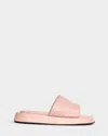 Rudsak Lucien Women's Leather Slides In Pink