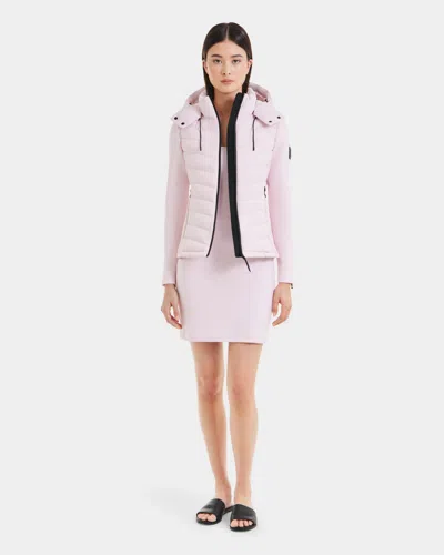 Rudsak Malya Women's Matte Hybrid Light Down Jacket In Pink