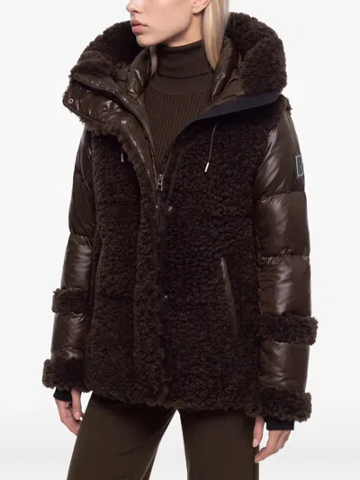 Rudsak Marissa Quilted Faux-fur Coat In Animal Print