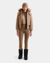 Rudsak Maude Women's Down Bomber Jacket In Neutral