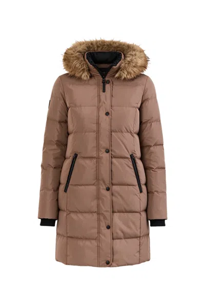 Rudsak Maya Puffer Jackets Taupe 4125522 In Brown