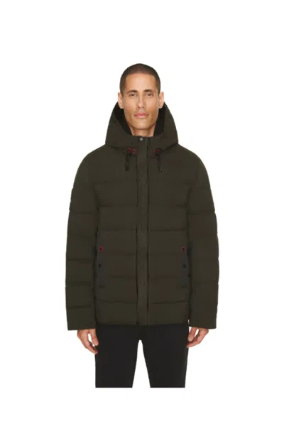 Rudsak Men's Kenneth Light-weight Puffer Jackets Black 7124502 In Green