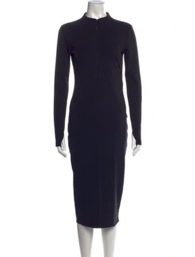 Pre-owned Rudsak Mock Neck Knee-length Dress W/ Tags In Blue