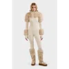 Rudsak Myla Catsuit With Faux Fur In White