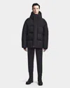 Rudsak Nelson Unisex Down Puffer With Hood In Black