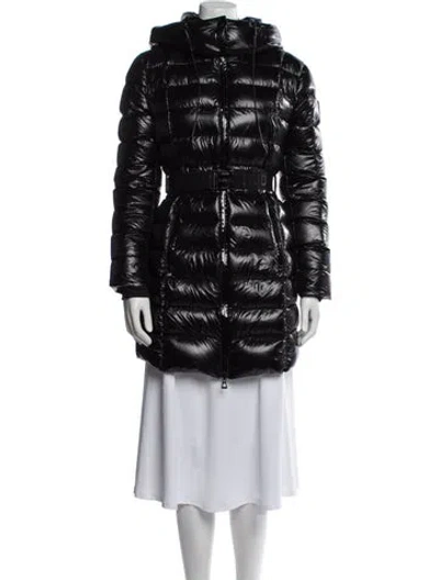 Pre-owned Rudsak Nylon Down Coat In Black