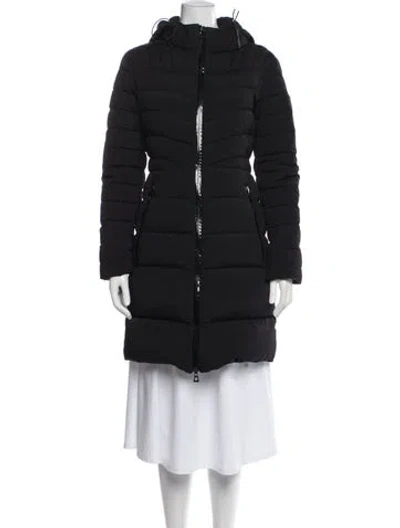 Pre-owned Rudsak Nylon Down Coat In Black