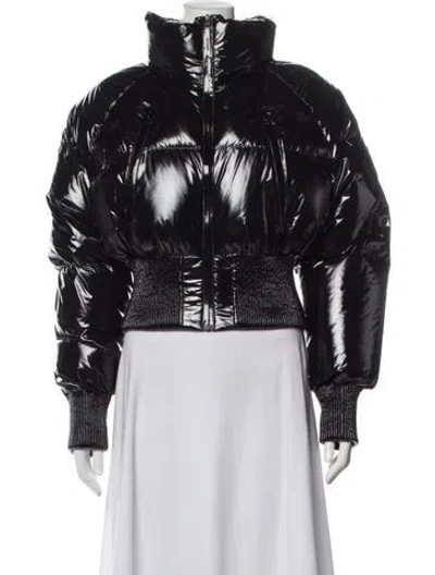 Pre-owned Rudsak Nylon Down Jacket In Black