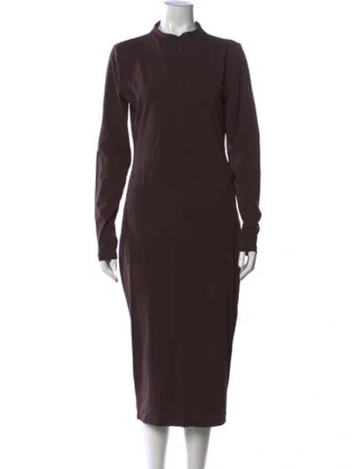 Pre-owned Rudsak Nylon Long Dress In Brown
