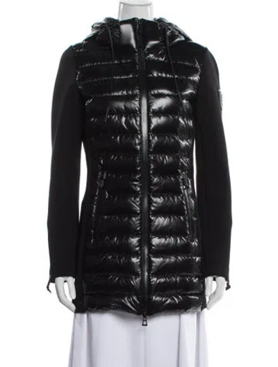Pre-owned Rudsak Nylon Puffer Coat In Black