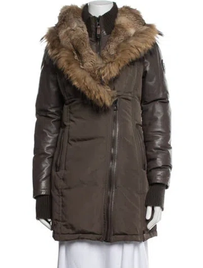 Pre-owned Rudsak Parka In Brown