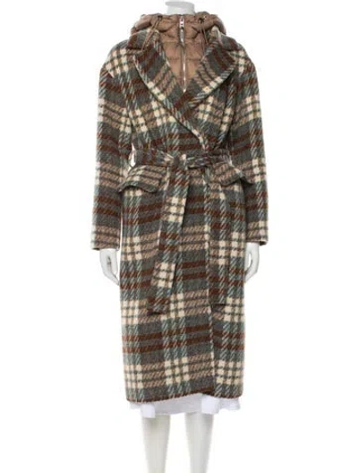 Pre-owned Rudsak Plaid Print Down Coat In Multi