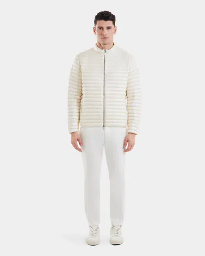 Rudsak Reymond Men's Quilted Light Down Jacket In Neutral