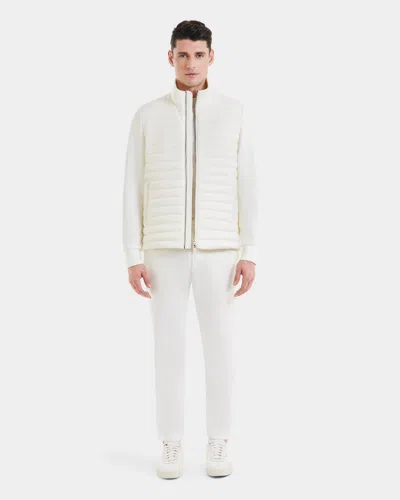 Rudsak Roman Men's Hybrid Light Down Jacket In White