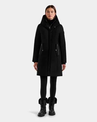 Rudsak Sarina Women's Hooded Down Parka In Black