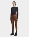 Rudsak Sien L Women's Stretch Vegan Leather Cargo Leggings