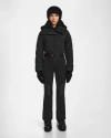 Rudsak Ski Suit With Faux Fur Collar In Black