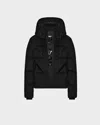 Rudsak Stefanie V Women's Velvet Down Puffer In Black