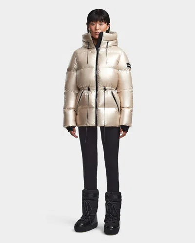 Rudsak Tatyana Women's Metallic Down Puffer In Multi