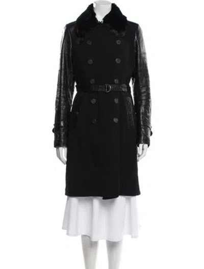 Pre-owned Rudsak Trench Coat In Black