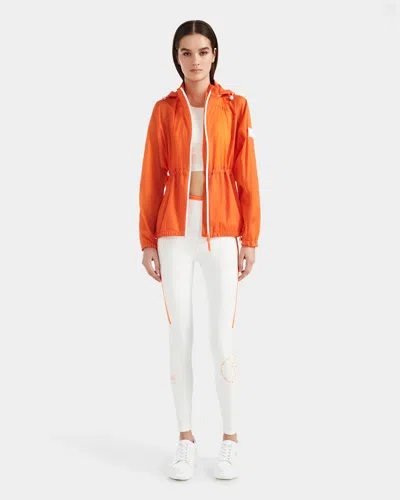 Rudsak Wendy Women's Translucent Windrbreaker In Orange