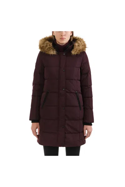 Rudsak Women's Maya Puffer Jackets Wine 4125522 In Pink